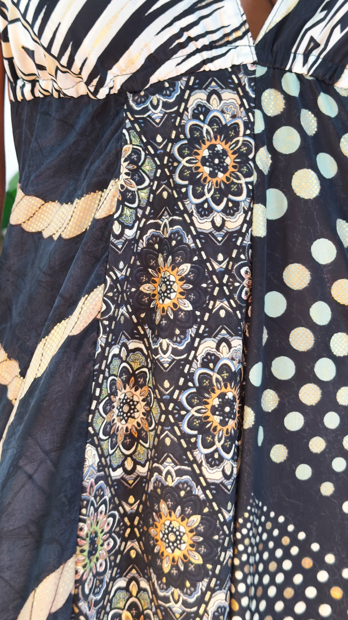 Boho Patchwork Dress