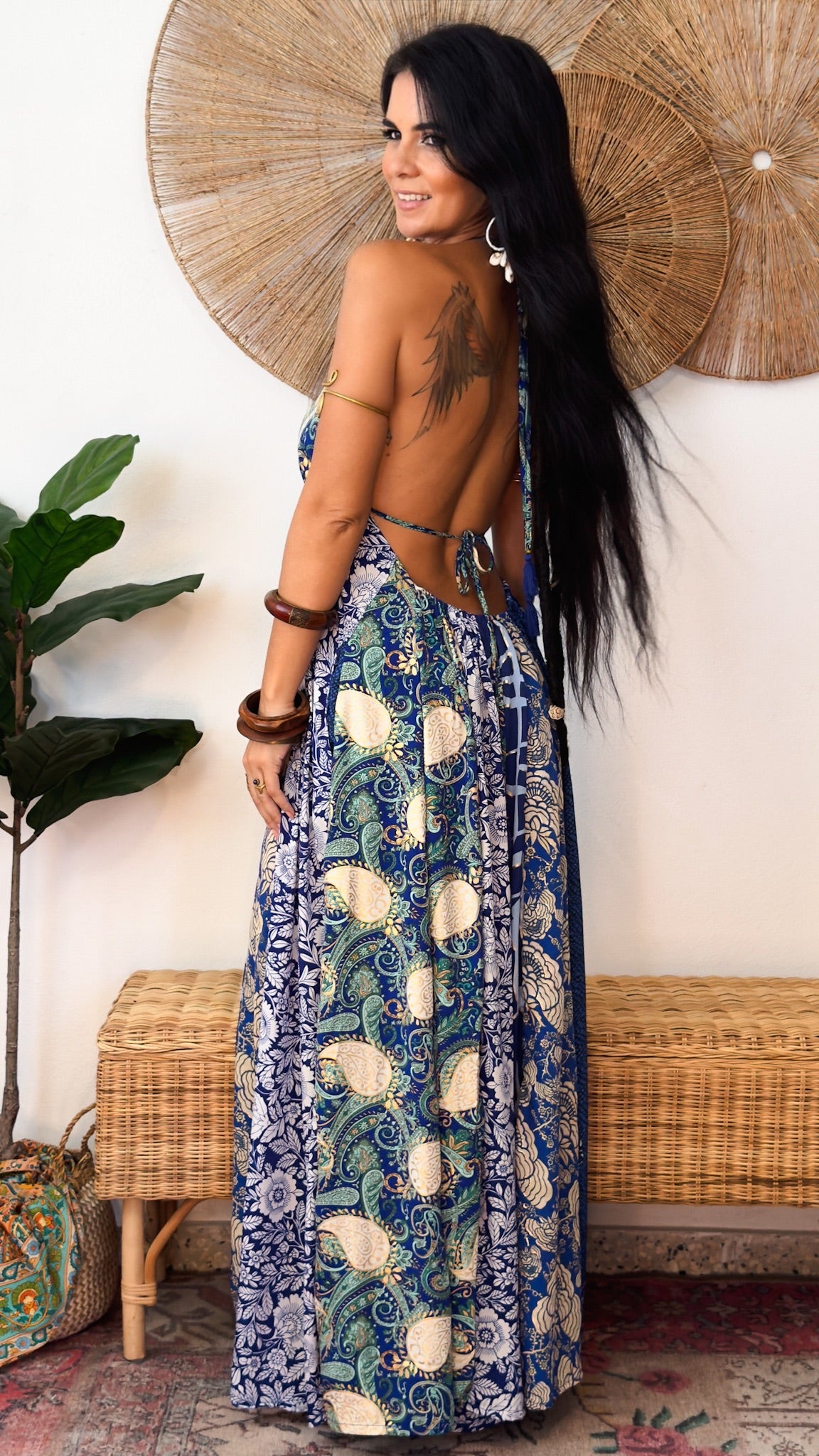 Boho Patchwork Dress