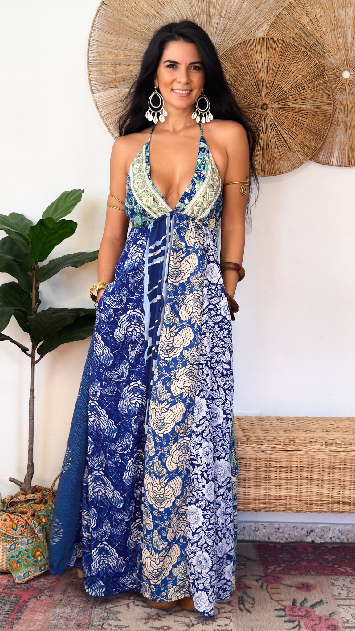 Boho Patchwork Dress