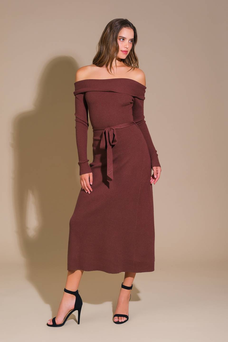 ALL A FANTASY SWEATER MIDI DRESS