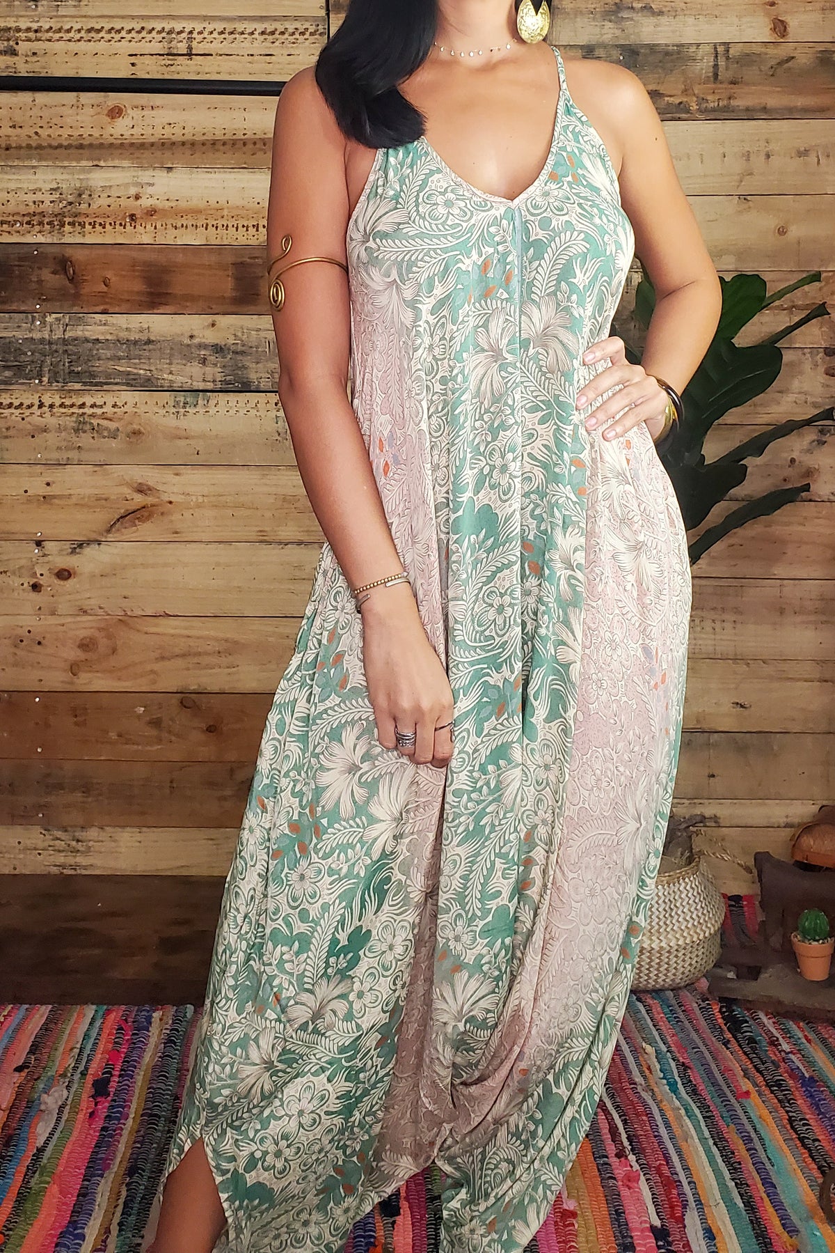 Damage Indie Harem Jumpsuit