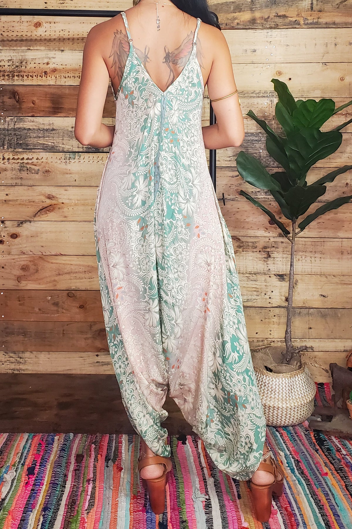 Damage Indie Harem Jumpsuit